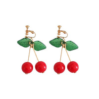 Hot red Cherry Earring