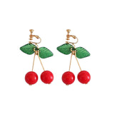 Hot red Cherry Earring